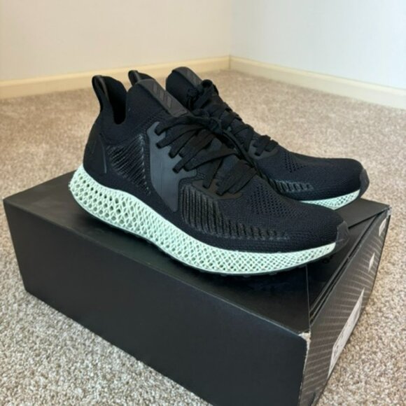 Adidas Alphaedge 4D Core Black/Core Black/Carbon Size 12 - Picture 10 of 11